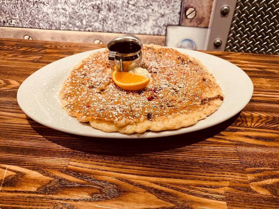 Peppermint bark pancakes at Hash House A Go Go. (Hash House A Go Go)