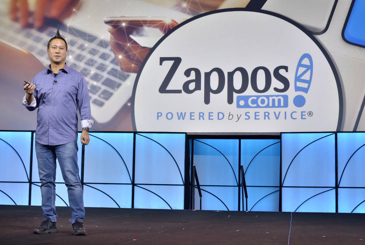 Zappos CEO Tony Hsieh speaks at the Travel Leaders Network 2018 EDGE International Conference a ...