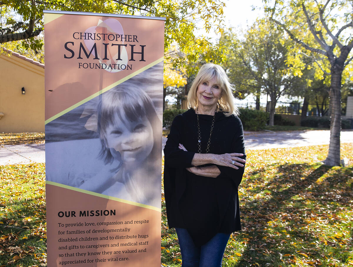 Linda Smith, who for decades was chief fundraiser and face of Opportunity Village, poses for a ...