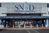COVID-19 vaccination clinic at the Southern Nevada Health District on Thursday, Dec. 9, 2021, i ...