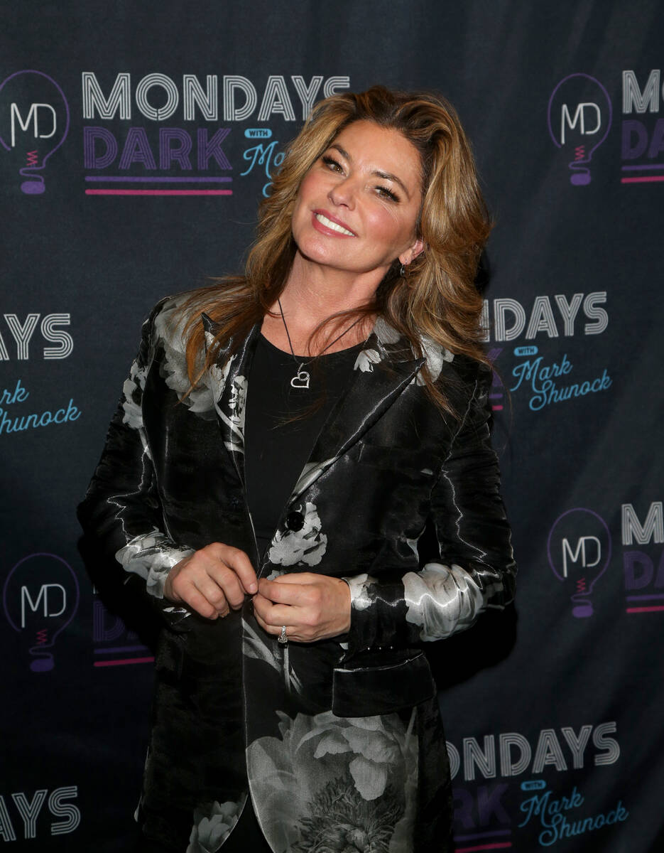 LAS VEGAS, NEVADA - DECEMBER 13: Singer/songwriter Shania Twain attends the eighth anniversary ...