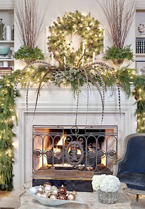 Decorations for the fireplace. (Christopher Todd)
