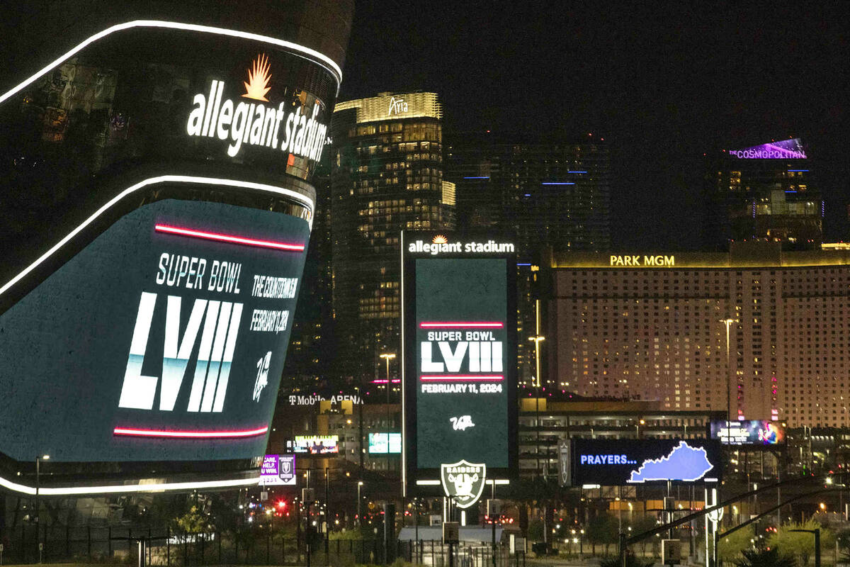 Allegiant Stadium features a 2024 Super Bowl LVIII connection   connected  itÕs marquee successful  solemnisation  of t ...