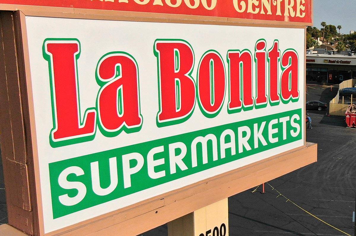 An aerial view of La Bonita supermarket which collapsed on on Friday, Aug. 13, 2021 at 2500 Des ...