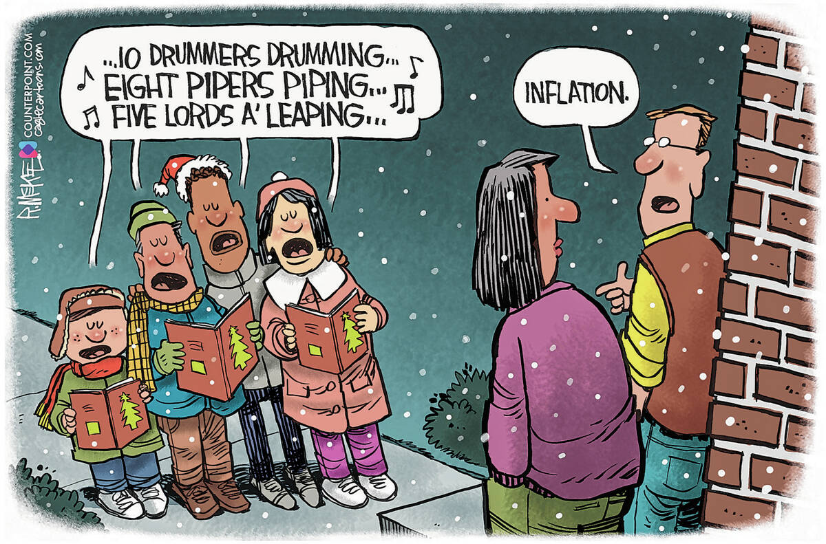 Inflation hits a classic Christmas carol | CARTOONS | Las Vegas Review-Journal Inflation hits a classic Christmas carol | CARTOONS | Las Vegas Review-Journal