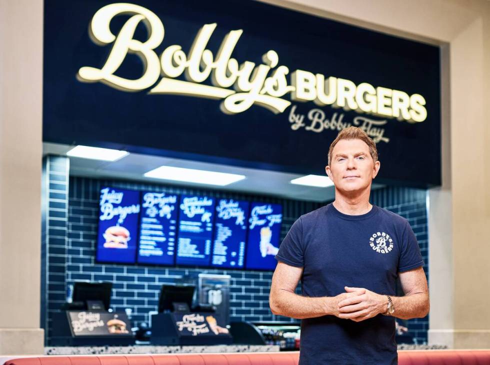A new Bobby’s Burgers from Bobby Flay is opening at Paris Las Vegas in 2022.