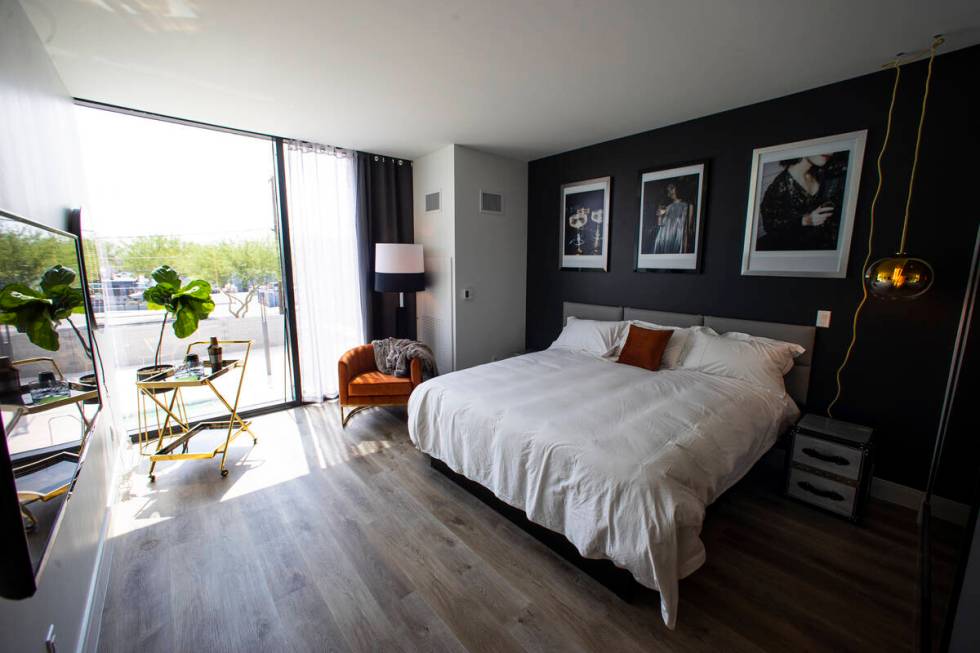 The English Hotel, in downtown Las Vegas' Arts District, opens in February. (Chase Stevens/Las ...