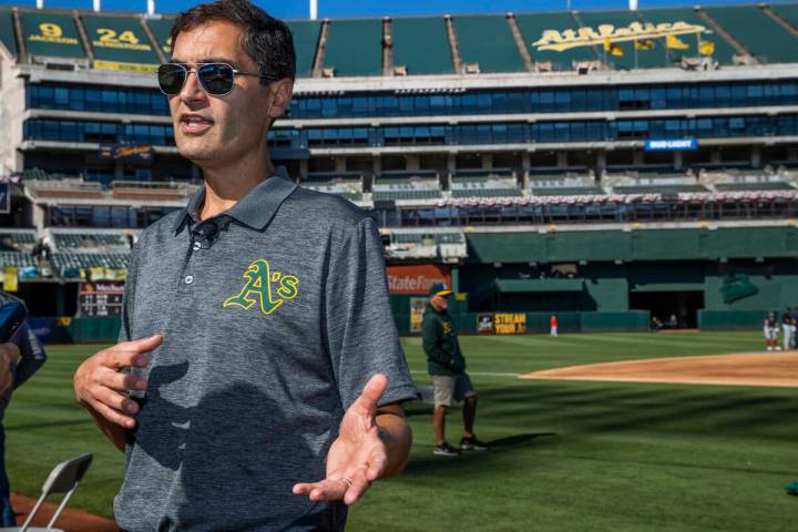 Oakland A's President Dave Kaval talks about the current state of the team, location and future ...