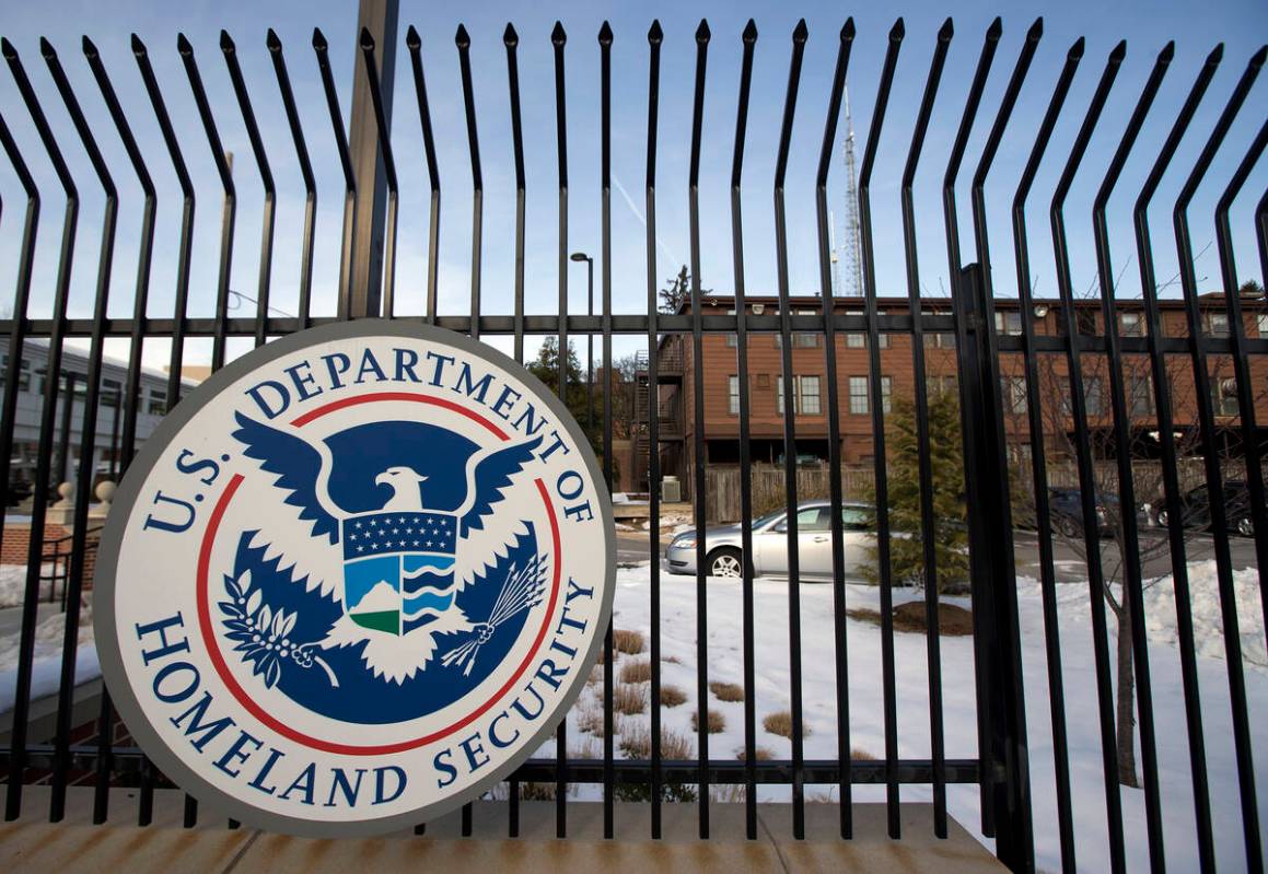 FILE - In this Feb. 25, 2015 file photo, the Homeland Security Department headquarters in north ...