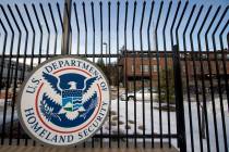 FILE - In this Feb. 25, 2015 file photo, the Homeland Security Department headquarters in north ...