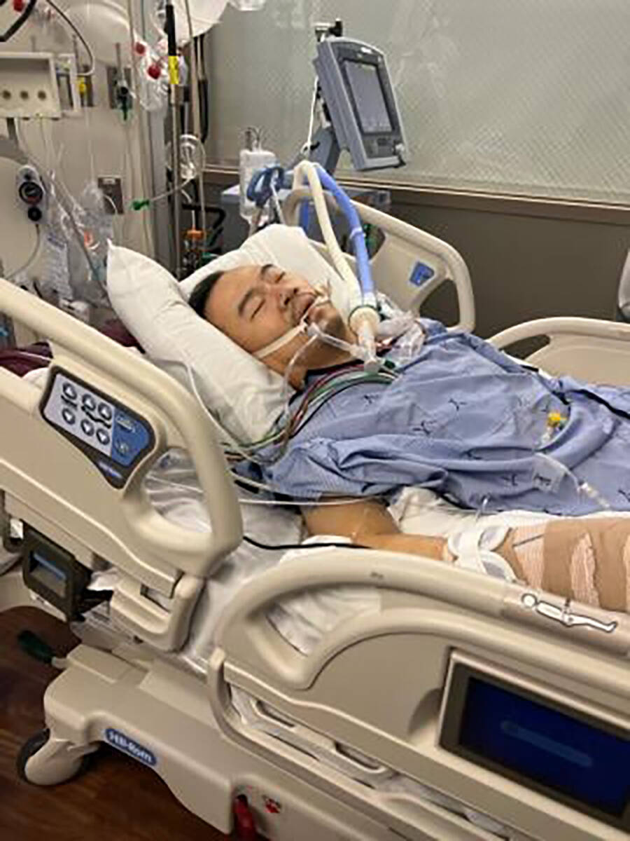 Chengyan Wang, who was shot 11 times at the ShangHai Taste restaurant on Spring Mountain on Dec ...