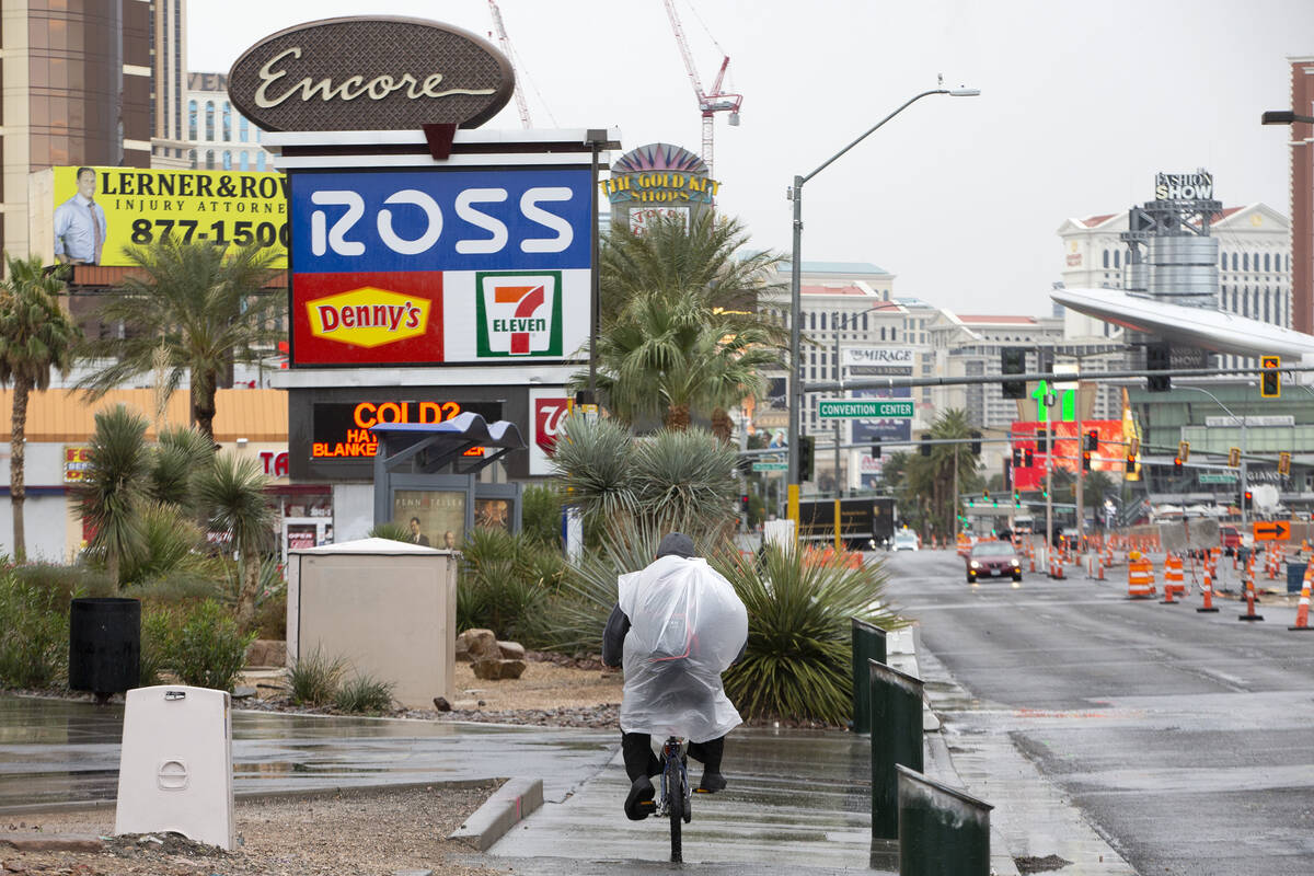 Chilly, cloudy weather lingers in Las Vegas