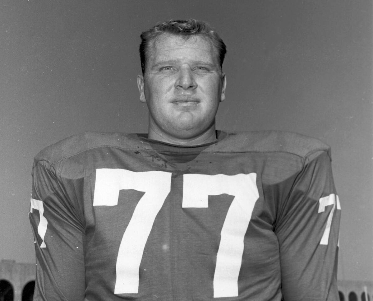 John Madden, tackle for the Philadelphia Eagles, poses in July 1959, location not known. Madden ...