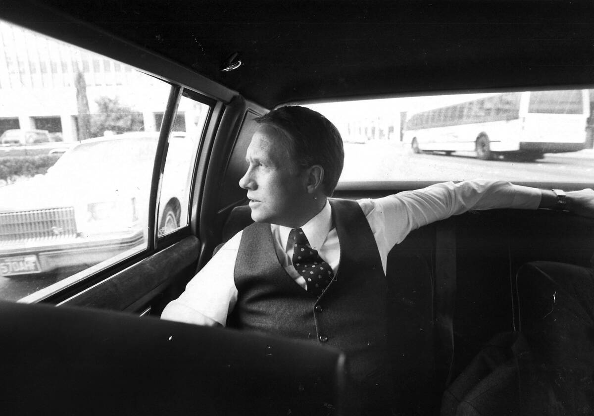 Harry Reid pictured successful  December 1983. (Review-Journal record  photo)