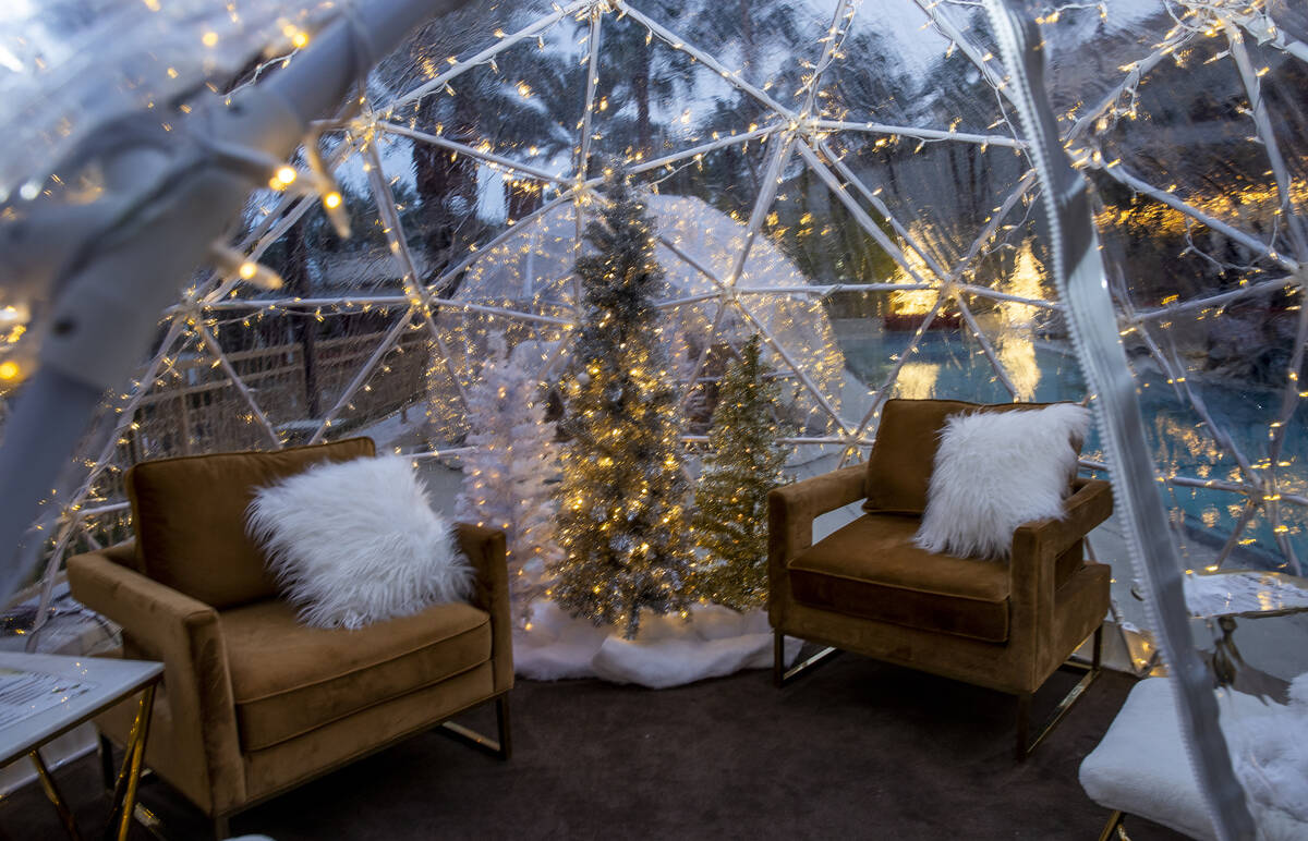 Dining ‘igloos’ give restaurant guests an outdoor option