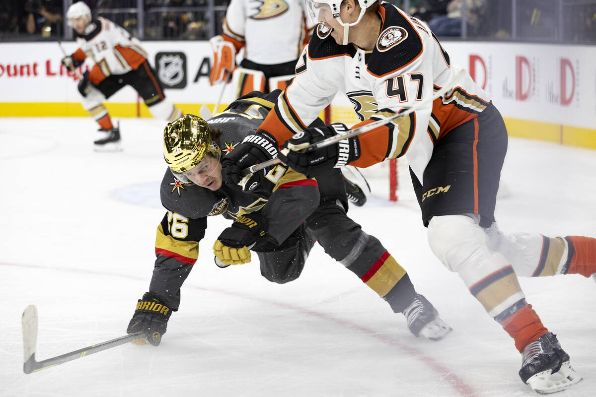 Golden Knights end 2021 with win over Ducks, extend division lead