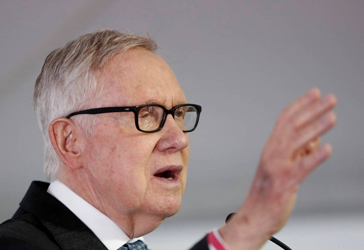 Harry Reid. Bizuayehu Tesfaye/Las Vegas Review-Journal @bizutesfaye
