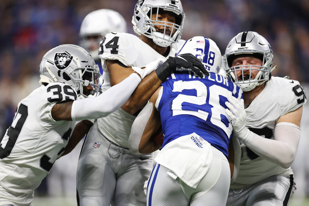 Grading Raiders’ 23-20 win against Colts