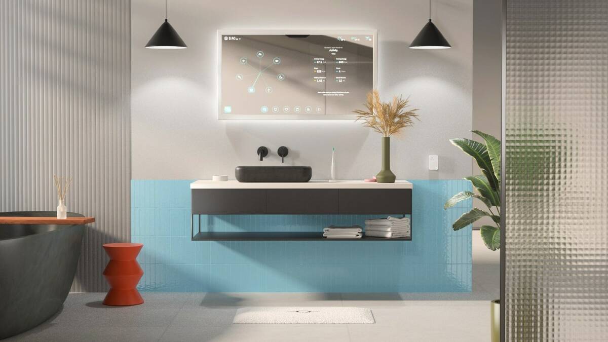 The BConnect Hub (plugged into outlet) enables universal connectivity, allowing smart devices l ...