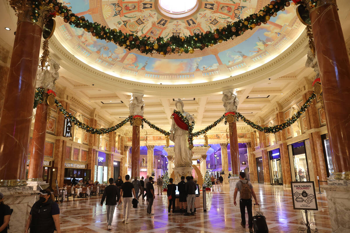 Las Vegas, JAN 1: Interior View Of The Forum Shops At Caesars