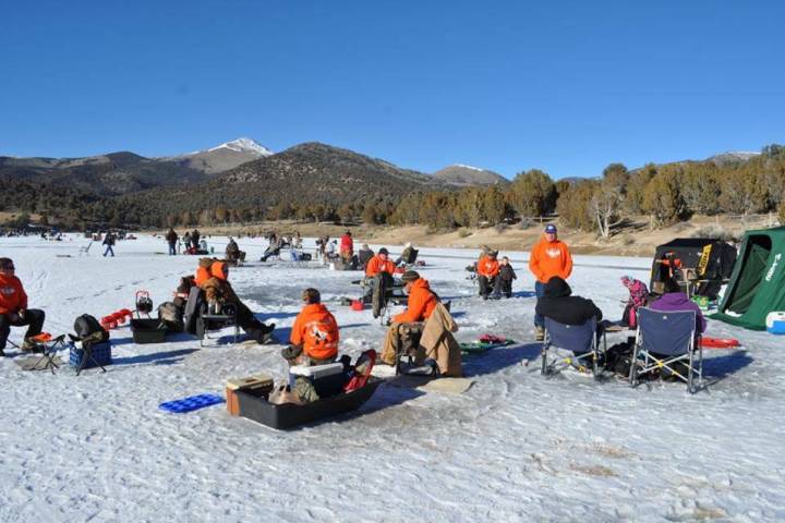 The annual Ely Rotary Club Ice Fishing Derby is as much a social event as it is a fishing derby ...