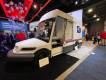 Oversized future USPS delivery truck on display at CES in Las Vegas