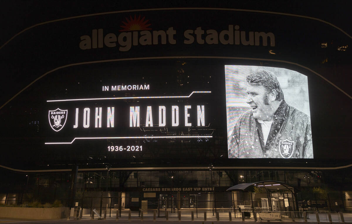 A tribute to John Madden, the Super Bowl-winning coach of the Raiders and a legendary broadcast ...