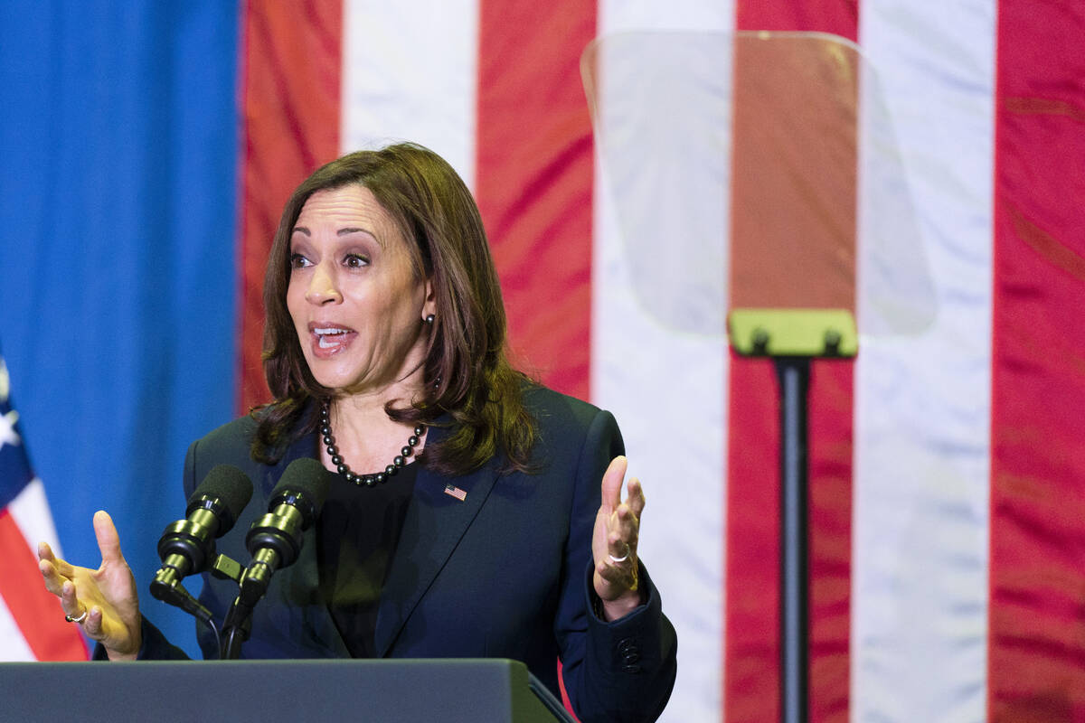 Vice President Kamala Harris speaks to the AFL-CIO astir  national   jobs and gathering  infrastructure ...