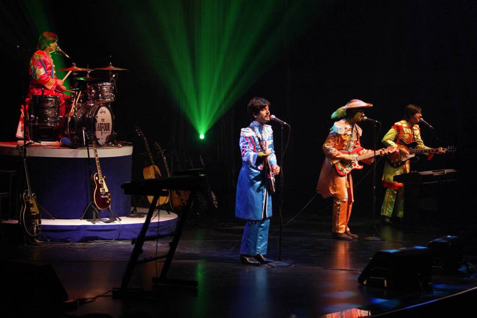 Members of the Beatles tribute band The Fab Four. (Las Vegas Review-Journal, file)