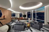 A rendering of the newly redesigned Sky Villas at the Aria (courtesy MGM Resorts)