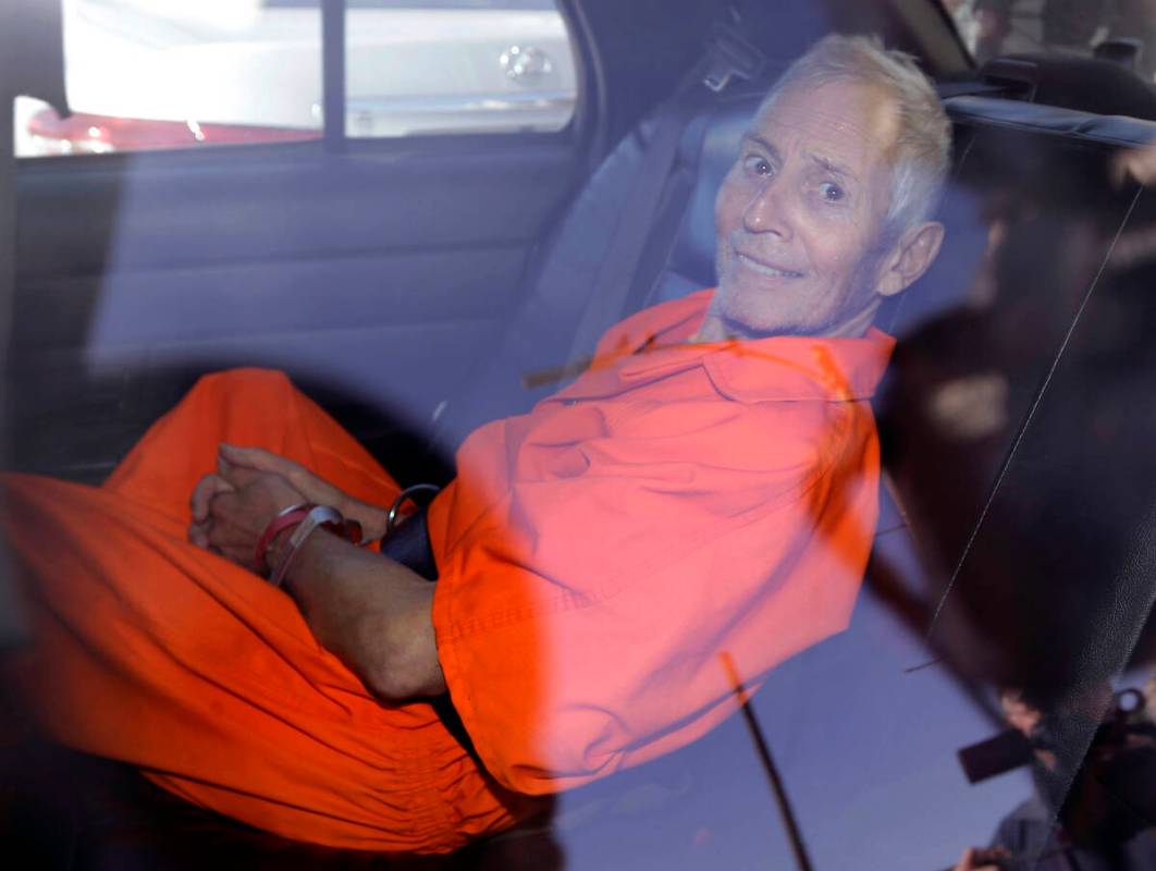 In March 17, 2015, file photo, New York real estate heir Robert Durst smiles as he is transport ...