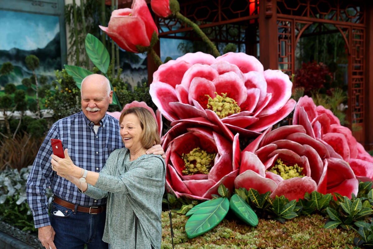 Bellagio Conservatory's new display: 'Eye of the Tiger' honors Asian  culture — PHOTOS, The Strip