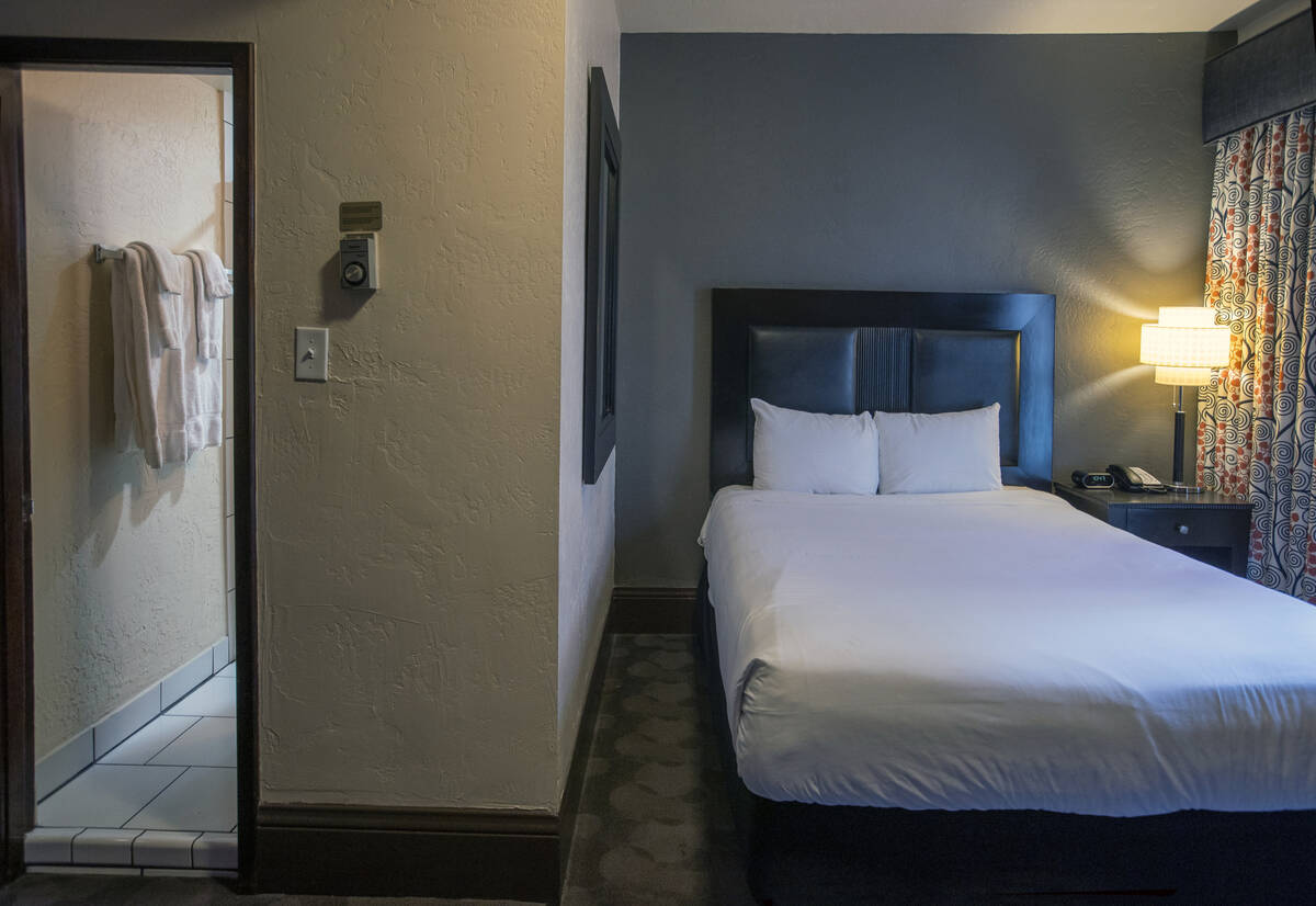 One of ten original hotel rooms within the Golden Gate now celebrating its 116th year of operat ...