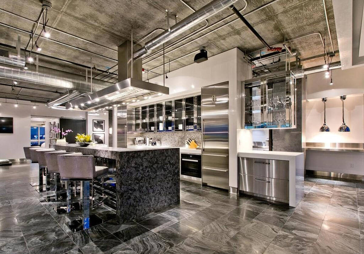 Elite Realty A nearly 13,000-square-foot penthouse in The Martin condo tower off the Las Vegas ...