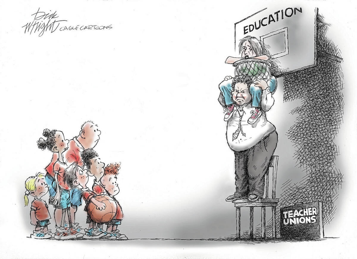 What's keeping kids from a good education | CARTOONS | Las Vegas Review-Journal What's keeping kids from a good education | CARTOONS | Las Vegas Review-Journal