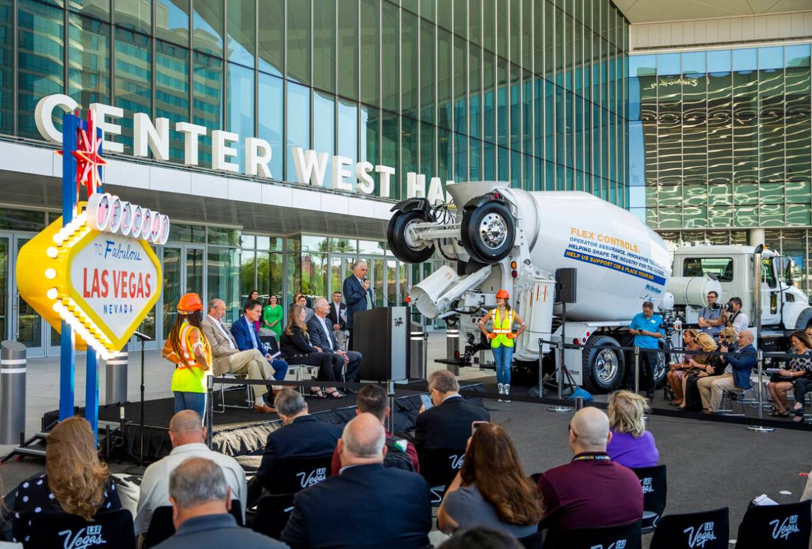 Gov. Steve Sisolak, the Las Vegas Convention and Visitors Authority, Informa Markets and others ...