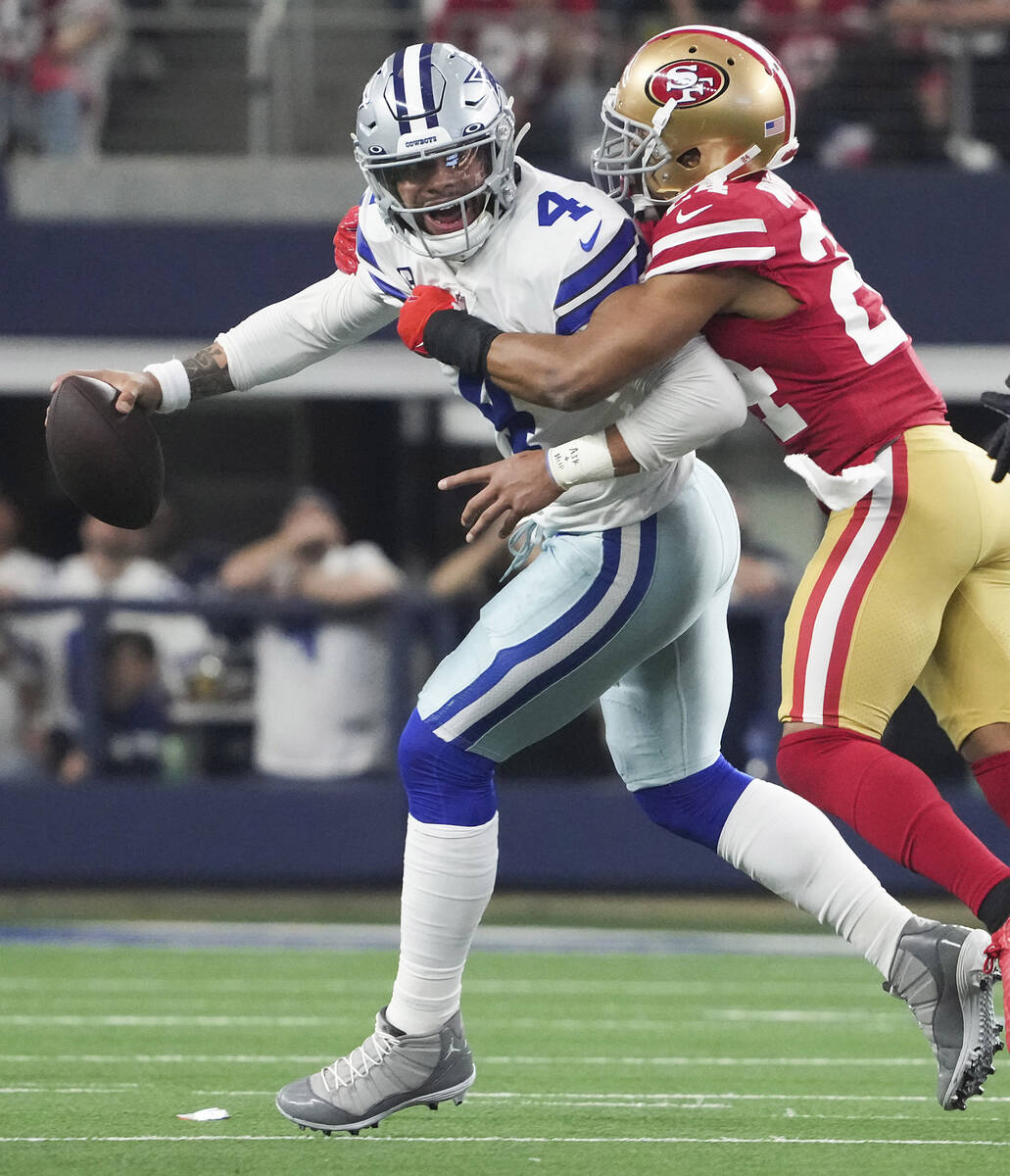 49ers hang on for 23-17 wild-card playoff victory over Cowboys