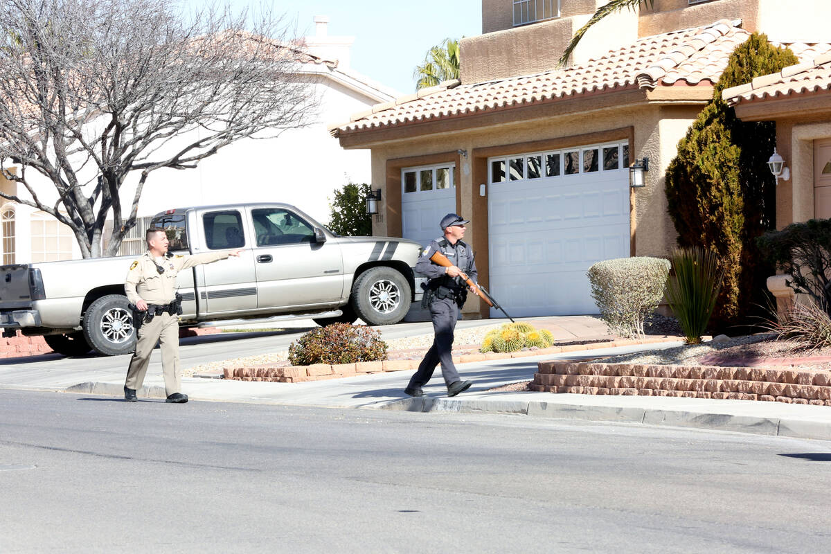 A Las Vegas Metropolitan Police officer and a State Game Warden from the Nevada Department of W ...