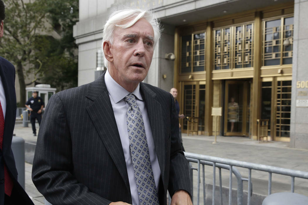 Las Vegas gambler William "Billy" Walters leaves Manhattan federal court, in New York ...