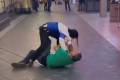 Michael Jackson artist takes down attacker in Las Vegas fight