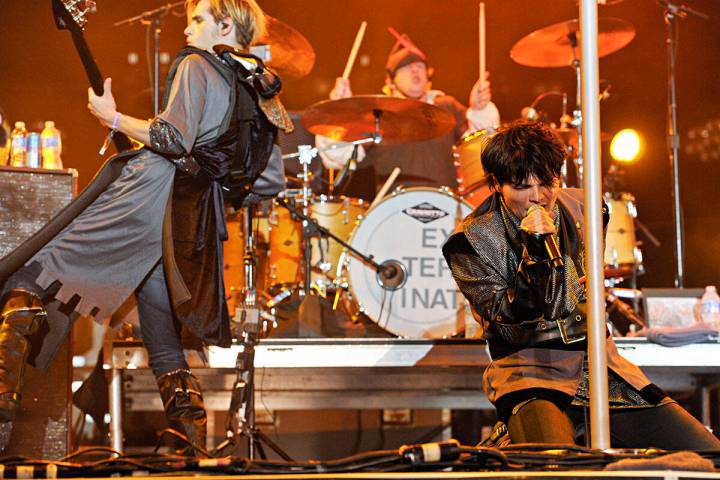 My Chemical Romance performs during day 1 of the Voodoo Experience at City Park on October 28, ...