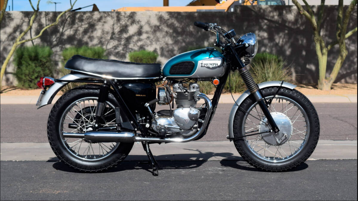 This restored 1967 Triumph T100R Daytona has a magic name from American racing, and Triumph sta ...
