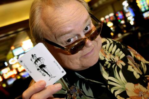 Comedian Louie Anderson poses at the Palace Station hotel-casino on Wednesday, Sept. 1, 2010, i ...