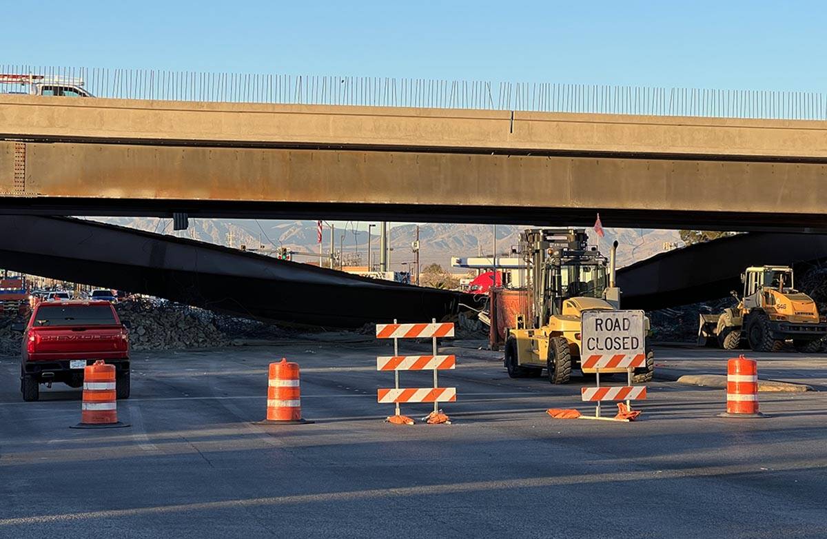One person suffered what are reported to be minor injuries when a portion of a U.S. 95 bridge o ...