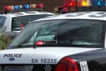 Metropolitan Police car (Las Vegas Review-Journal)
