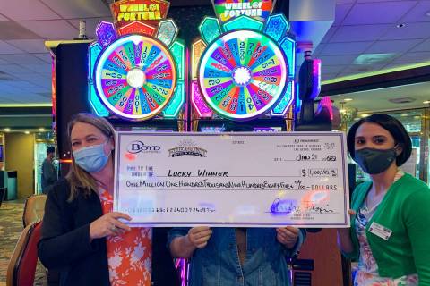 A visitor from Hawaii won a $1.1 Million jackpot at the Fremont Hotel and Casino. (Boyd Gaming)