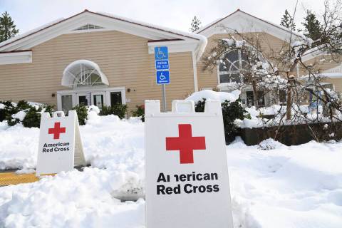 An American Red Cross warming center has been established in Madelyn Helling Library in Nevada ...