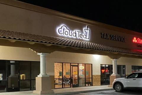 Outside of Cloud Tea, 4045 S Buffalo Drive, on Tuesday where employees confirmed the owner of t ...