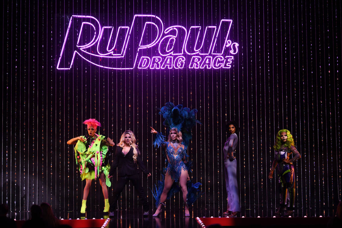 "Ru Pauls Drag Race Live!" is shown on its opening night at Flamingo Showroom on Jan. 30, 2020. ...