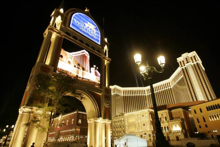 The Venetian Macao is shown in 2007, when it opened with the world’s largest casino. (AP Phot ...